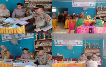 Personel Polsek Ratu Agung Melakukan Pendampingan dan Monitoring Penilaian Lomba Kelurahan di Kelurahan Tanah Patah 