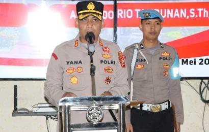 Kapolres Kepahiang Pimpin Serah Terima Jabatan Kasat Intelkam dan Kasat Resnarkoba