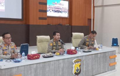 Pimpin Gelar Operasional Bulanan, ini Arahan Kapolresta Bengkulu