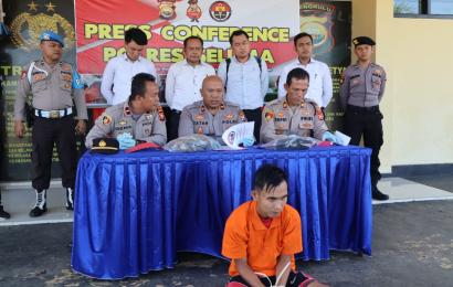 Polres Seluma saat press release