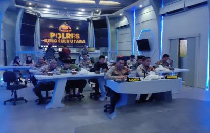 Polres BU Gandeng Tokoh Masyarakat dan Pelajar Ikuti Dialog Penguatan Internal Polri 