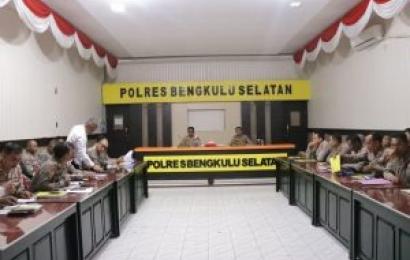 Pimpin Gelar Operasional Bulanan, ini Arahan Kapolres Bengkulu Selatan