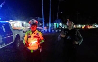 Patroli Blue Light Polres Kaur Sasar Objek Vital dan Lokasi Rawan 
