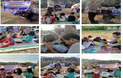 Programa Perpustakaaan Keliling Bhabinkamtibmas Polsek Selebar di Apresiasi Masayarakat