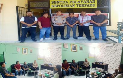 Polsek Ratu Agung Silahturahmi dan Koordinasi Bersama PPK Kecamatan Ratu Agung 