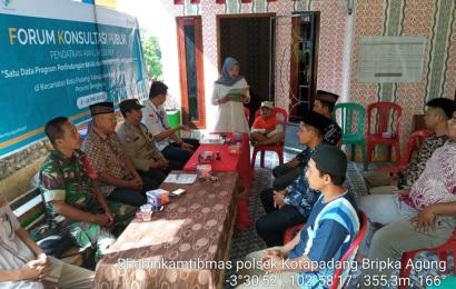 Bhabinkamtibmas Polsek Kotapadang Hadiri Kegiatan FKP Desa Tanjung Gelang