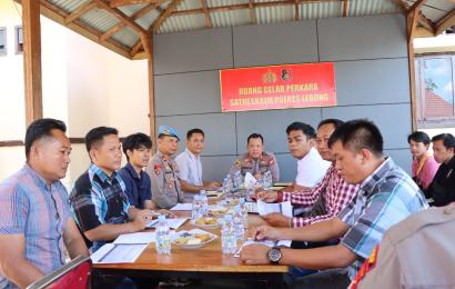 Satreskrim Polres Lebong Gelar Anev Perkara