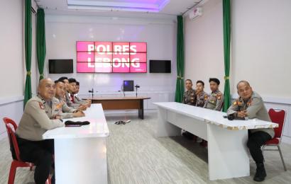 Sat Samapta Polres Lebong Ikuti Kegiatan Polri Belajar Via Zoom Meeting