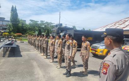 Satuan Binmas Polres Bengkulu Selatan  Berikan Pembinaan Satpol PP 
