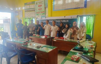 Sinergitas Tni-Polri, Melakukan Pendampingan Regsosek Desa Tanjung Tebat Bersama 