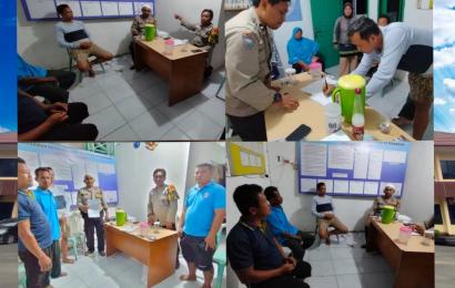 Bhabinkamtibmas Polsek Muara Bangkahulu Mediasi Keributan Warga Binaannya 