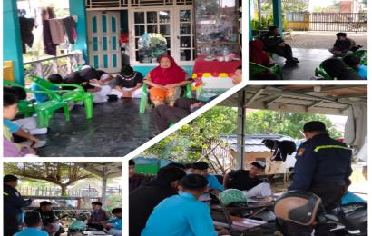 Bhabinkamtibmas Polsek Ratu Agung Berikan Teguran Kepada Para Pelajar yang Bolos