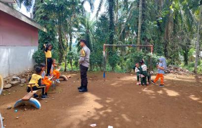 Kapolsek Penarik Raya Imbau Personelnya Edukasi Anak-Anak Usia Dini