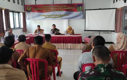 Sinergi,  Polsek Padang Jaya Hadiri Komsos Kodim 0423/BU