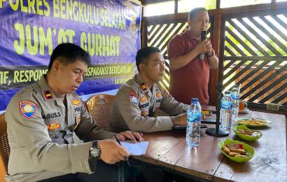 Polres Bengkulu Selatan Gelar Jumat Curhat di Kedai Jogja