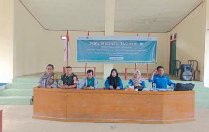 Sinergitas BhabinKamtibmas Polsek Padang Jaya bersama Bhabinsa dampingi kegiatan FKP di  Desa Arga Mulya