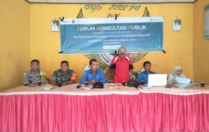 Pendampingan FKP Oleh Polri, Verifikasi Registrasi Sosial Ekonomi Warga Datar Lebar Berjalan Lancar