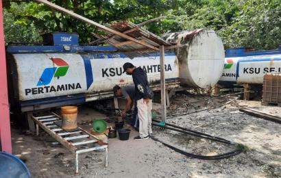 Antisipasi Stok BBM! Polsek Enggano Monitoring di SPBU