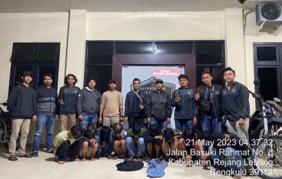 Terlibat Penganiayaan Sebabkan Korban Meninggal Dunia, 10 Terduga Pelaku Diamankan Polisi