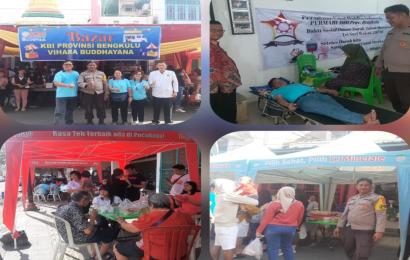 Bhabinkamtibmas Polsek Teluk Segara Monitoring dan Sambang Kegiatan di Vihara Budhayana
