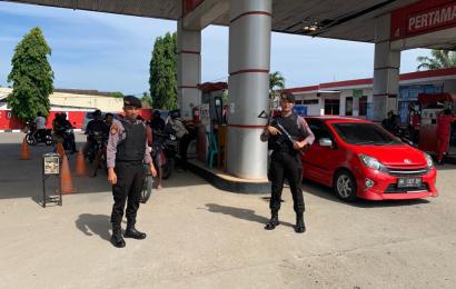 Cegah Kejahatan, Sat Samapta Polres Kaur Patroli Rutin di Jalur Lintas