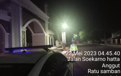 Patroli Subuh di Masjid, Kasat Lantas: Biar Jemaah Tenang Beribadah