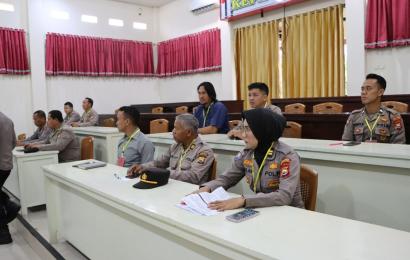 Polres Kepahiang Gelar Latihan Pra Operasi Bina Waspada Nala 2023