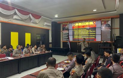 Polres Bengkulu Selatan Laksanakan Sosialisasi Hukum Kepada Personel   
