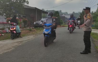 Selalu Hadir Untuk Masyarakat, Polsek Giri Mulya Lakukan Commander Wish 