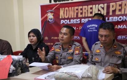 Setubuhi Pacar 3 Kali, Remaja di Rejang Lebong Diamankan Polisi