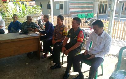 Bhabinkamtibmas Polsek Kota Manna  Hadiri Bimtek Pemutakhiran Data IDM Berbasis SDGs Desa Gelumbang 