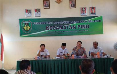 Kapolsek Pino Hadiri Kegiatan P4GN dan Prekursor Narkotika Kecamatan Pino 