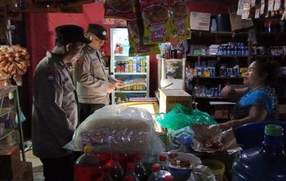 Kapolsek Kaur Selatan Bersama Personel, Patroli Antisipasi Tidak Pidana 3C 