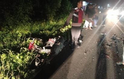 Mabuk, Pengendara Mio Tabrak RX King