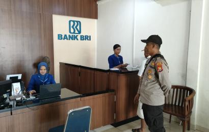 Sambang Perbankan, Polsek Lais Imbau Agar Berhati-Hati Dalam Bertransaksi.