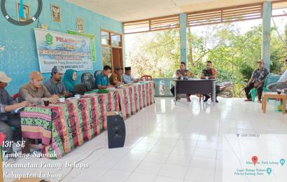 Bhabinkamtibmas Polsek Lebong Utara Hadiri Pelatihan Pemberdayaan Kesejateraan Keluarga