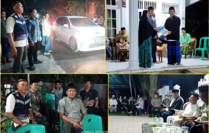Wujud Empati, Bhabinkamtibmas Takziah di Rumah Duka