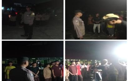 Bhabinkamtibmas Polsek Teluk Segara Monitoring Perkemahan Sabtu Minggu SDN 08 Kota Bengkulu