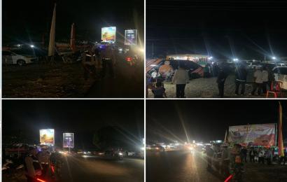 Patroli Malam Polsek Muara Bangkahulu, Cegah 3C dan Ciptakan Kamtibmas