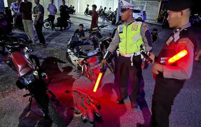 Malam Minggu Polres Bengkulu Selatan Gelar KRYD, Antisipasi 3C Serta Balap Liar