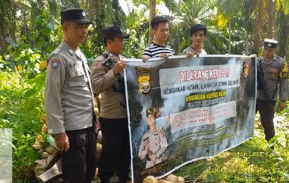 Sosialisasi Larangan Pembakaran Hutan dan Lahan Serta Semak Belukar