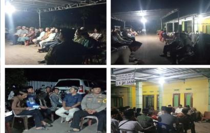 Sambang Duka, Bhabinkamtibmas Polsek Selebar Ikuti Yasinan dan Tahlilan