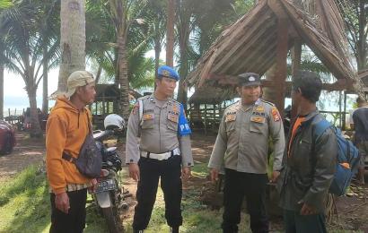 Hari libur, Personel Polsek Air Besi Laksanakan Patroli ke Objek Wisata
