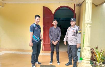 Berikan Rasa Aman Saat Peribadatan, Polsek Padang Jaya Lakukan Pengamanan di Gereja