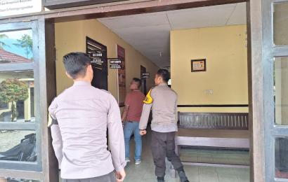Kapolres Bengkulu Selatan Sidak ke Polsek Jajaran Memastikan Pelayanan Berjalan Baik