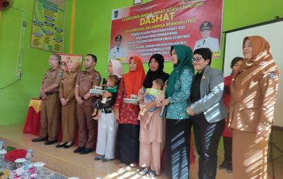 Bhabinkamtibmas Polsek Air Besi Hadiri Kegiatan Launching Dapur Sehat Atasi Stunting 