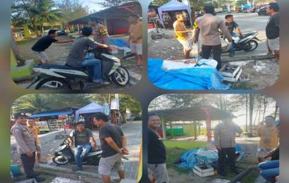 Berikan Rasa Aman, Polsek Teluk Segara Melaksankan Patroli Mobiling  