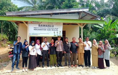 Polsek Giri Mulya dan Panwas Rutin Koordinasi dan Jalin Sinergitas Jelang Pemilu 2024
