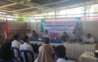Dukung Percepatan Penurunan Stunting, Kapolsek Padang Jaya Hadiri Kegiatan Lokakarya Mini Tingkat Kecamatan