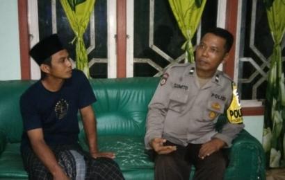 Sambangi Warga Dalam Program Polisi RW, Polsek Padang Jaya Berikan Pesan Kamtibmas